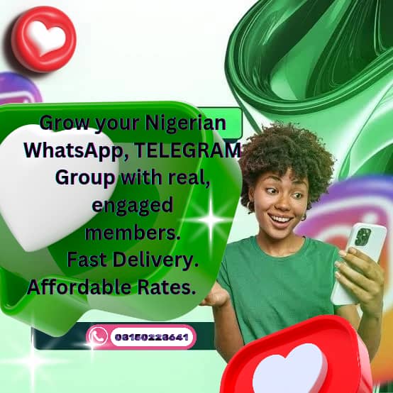 Active Nigerian WhatsApp, Telegram Group Members (100% Verified)