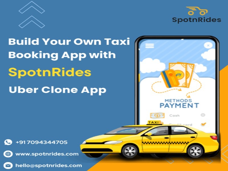 Run Your Taxi Startup Seamlessly with SpotnRides Uber Clone App